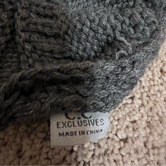 C.C Beanie Knit Hat One Size gray - Picture 3 of 3